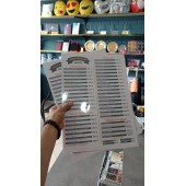 A4 PVC Kaplamalı Menü A4 PVC Kaplamalı Menü