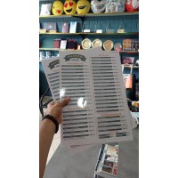 A4 PVC Kaplamalı Menü