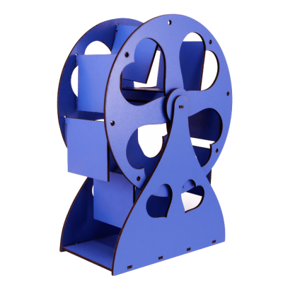 Fotoğraflı Ahşap Dönme Dolap 27Cm