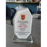 Kristal Kumlama Plaket