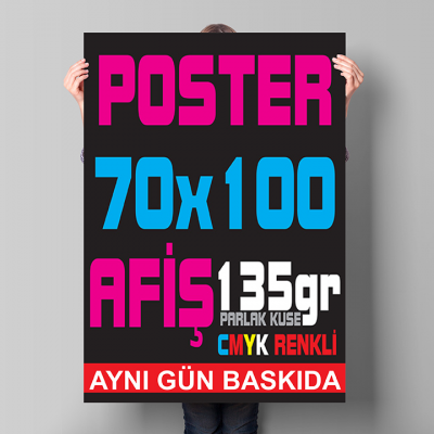 70x100 Poster Baskı (Parlak Kuşe)