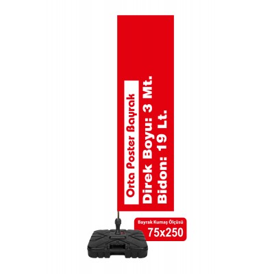 Orta Poster Bayrak