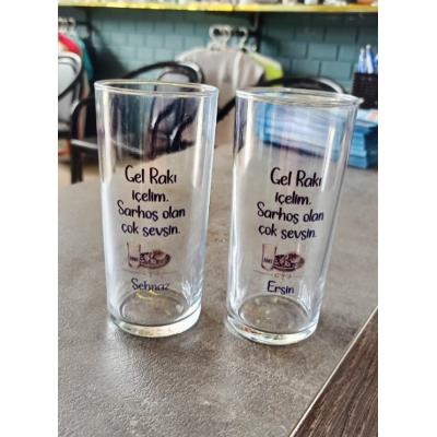 Rakı Bardağı Baskı Rakı Bardağı Baskı